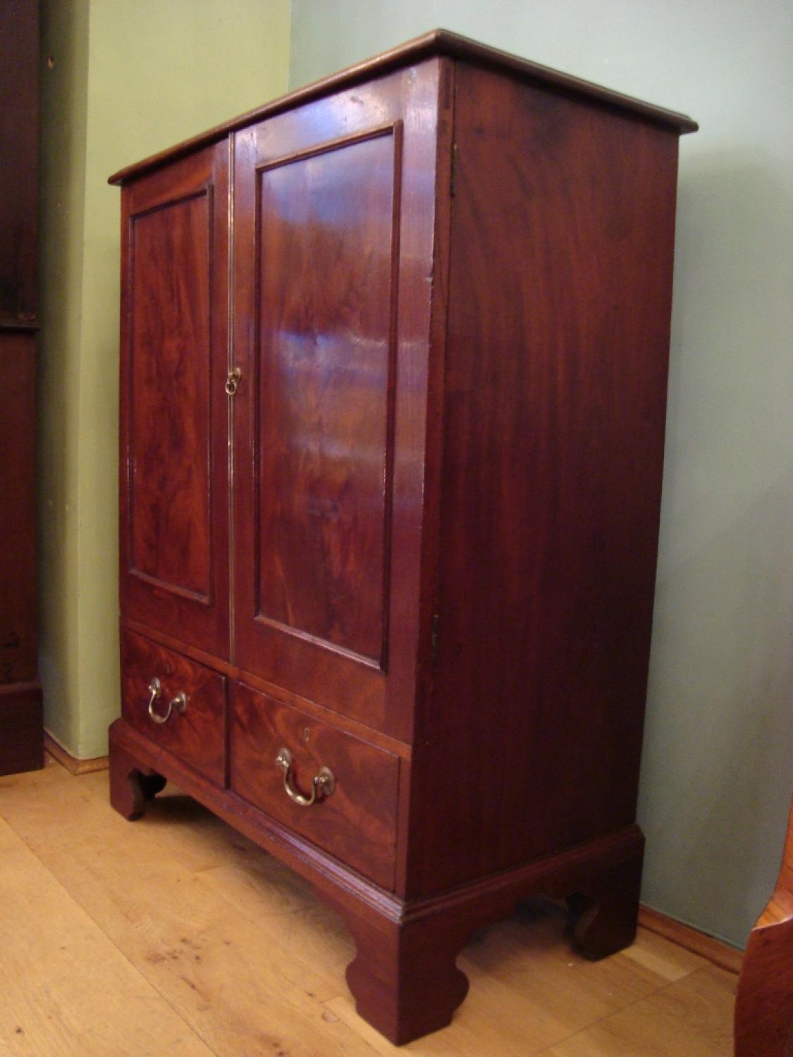 A mahogany cabinet