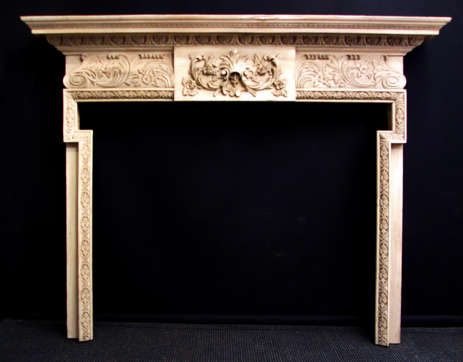 A late 19th Century fire surround