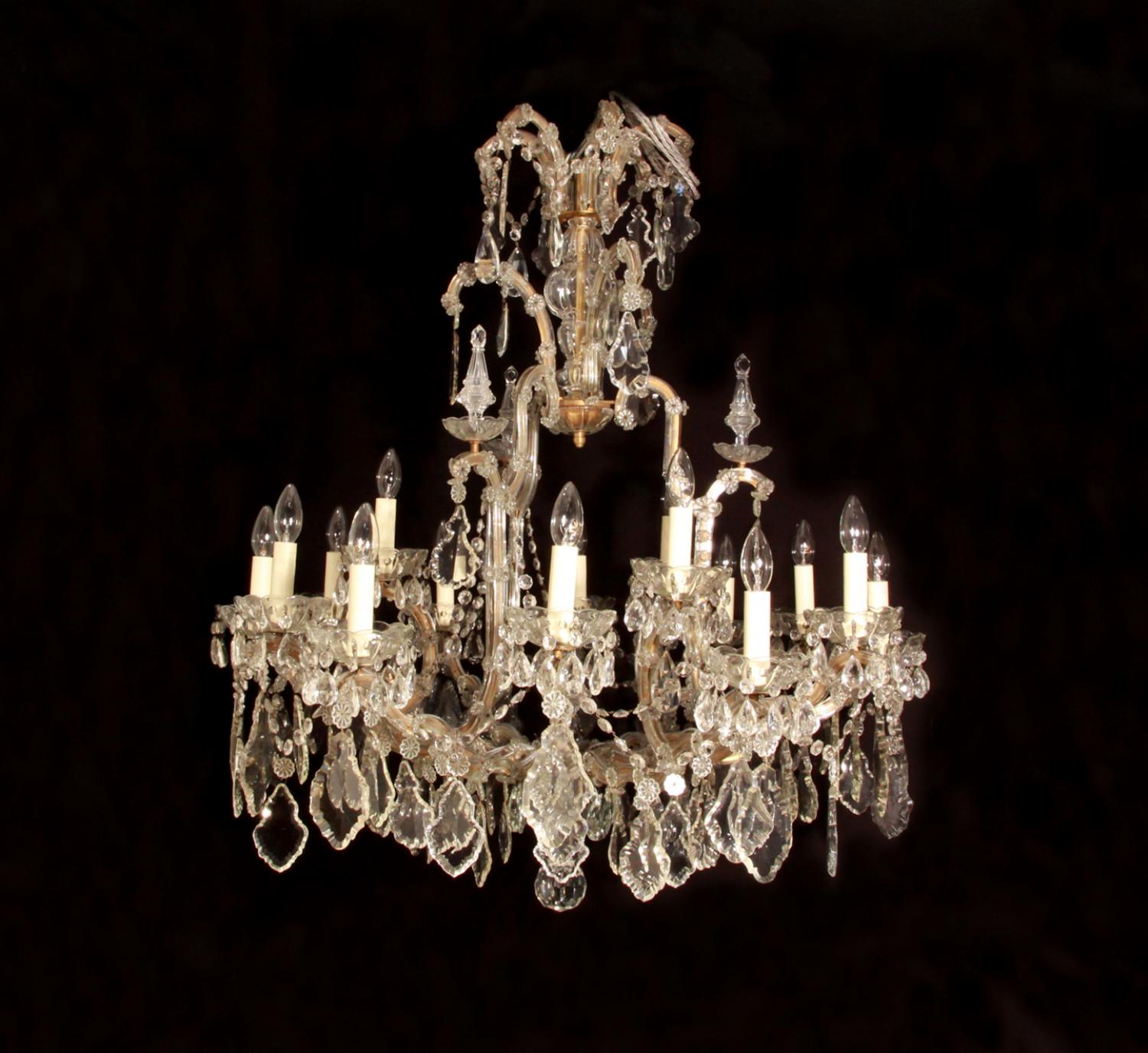 A Marie Therese style chandelier