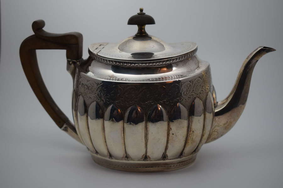 A Solid Silver Teapot