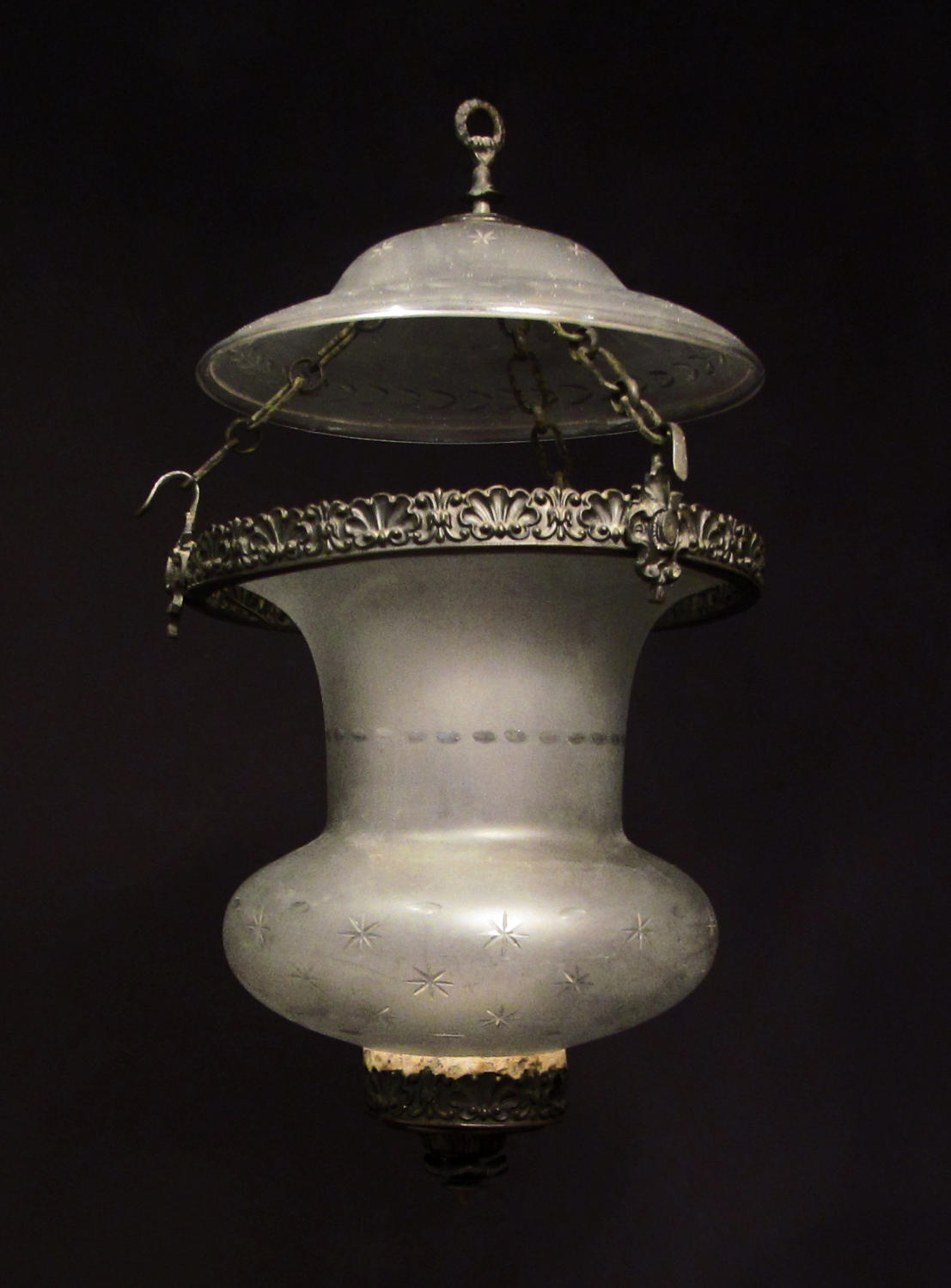 A charming bell jar lantern