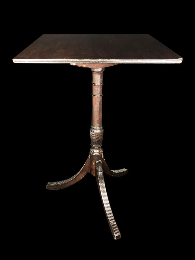 A Mahogany tripod table
