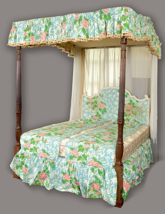 A George III four poster bed
