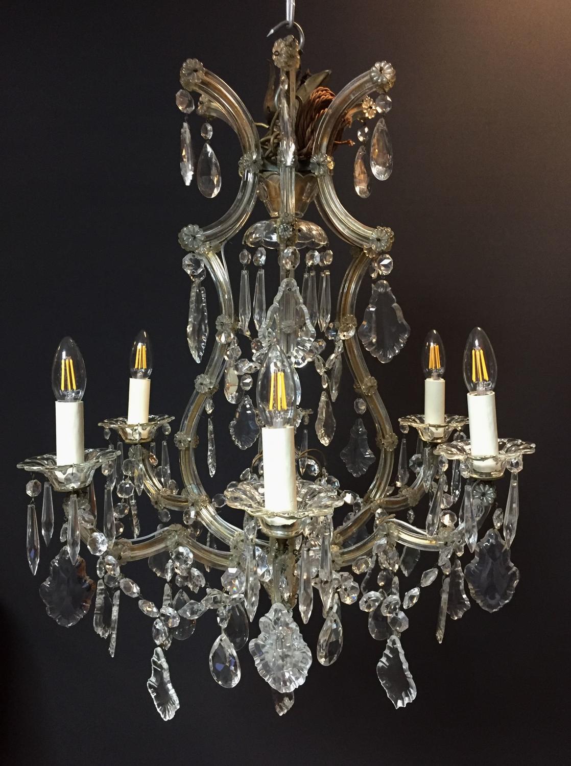 A Marie Therese style chandelier