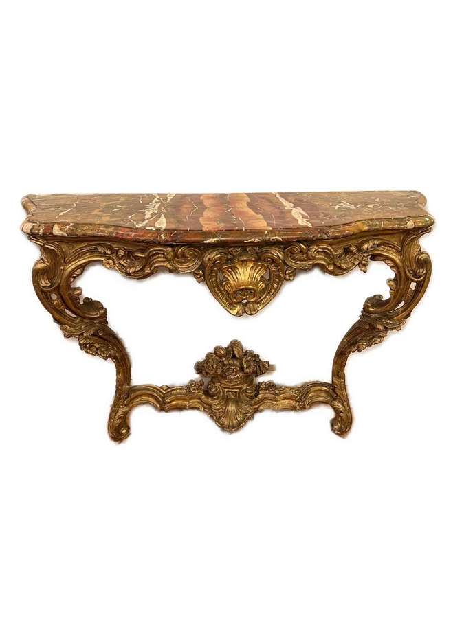An exquisite George III console table