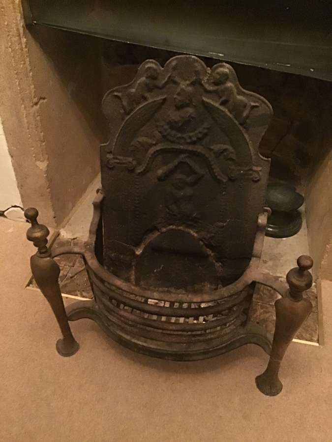 A Georgian fire basket