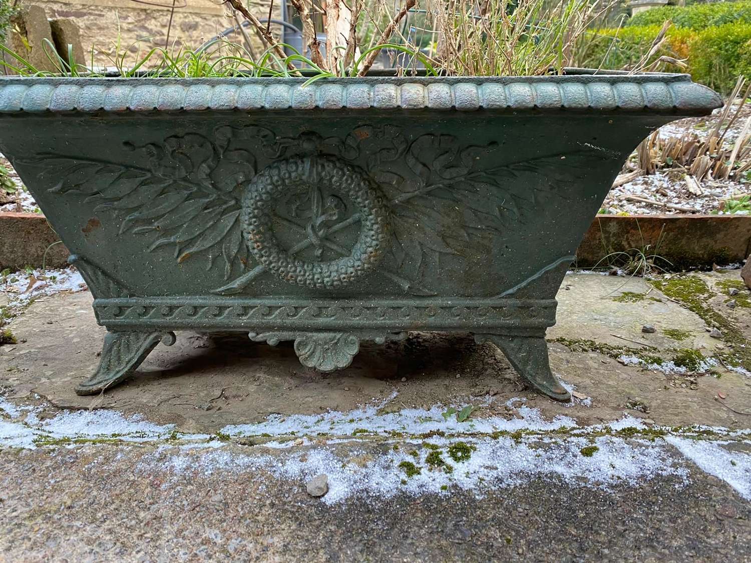 Napoleon the third cast iron planter in the Regency style