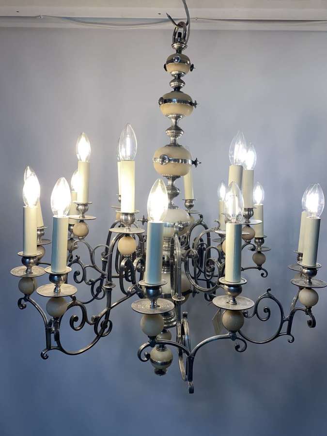 Alabaster chandelier