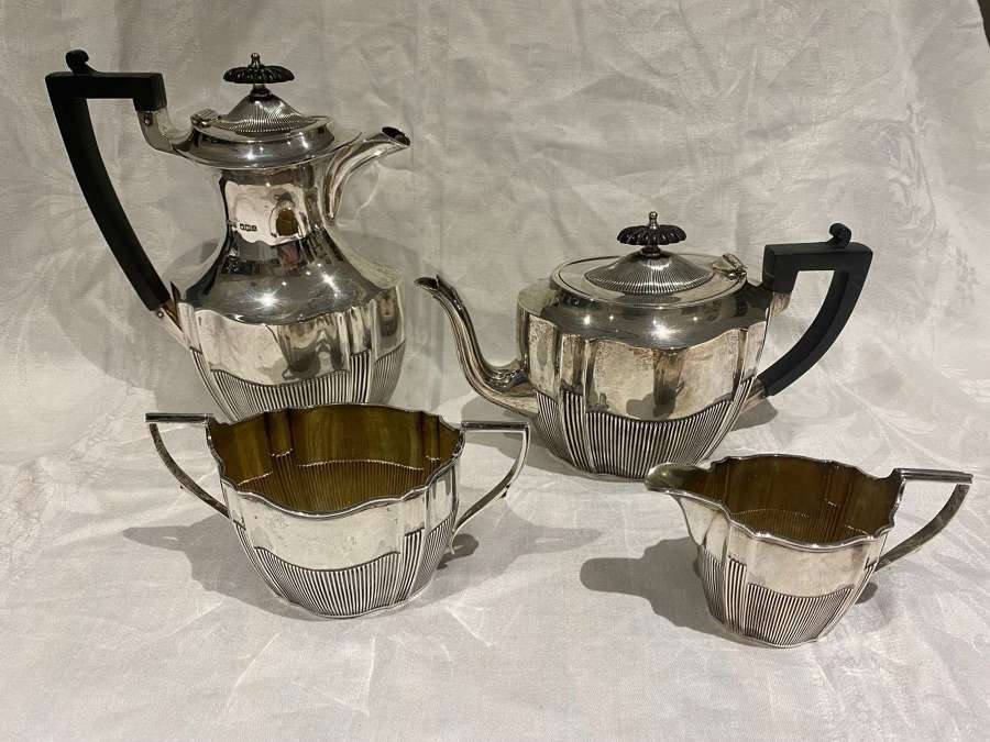 Solid silver tea and coffee set