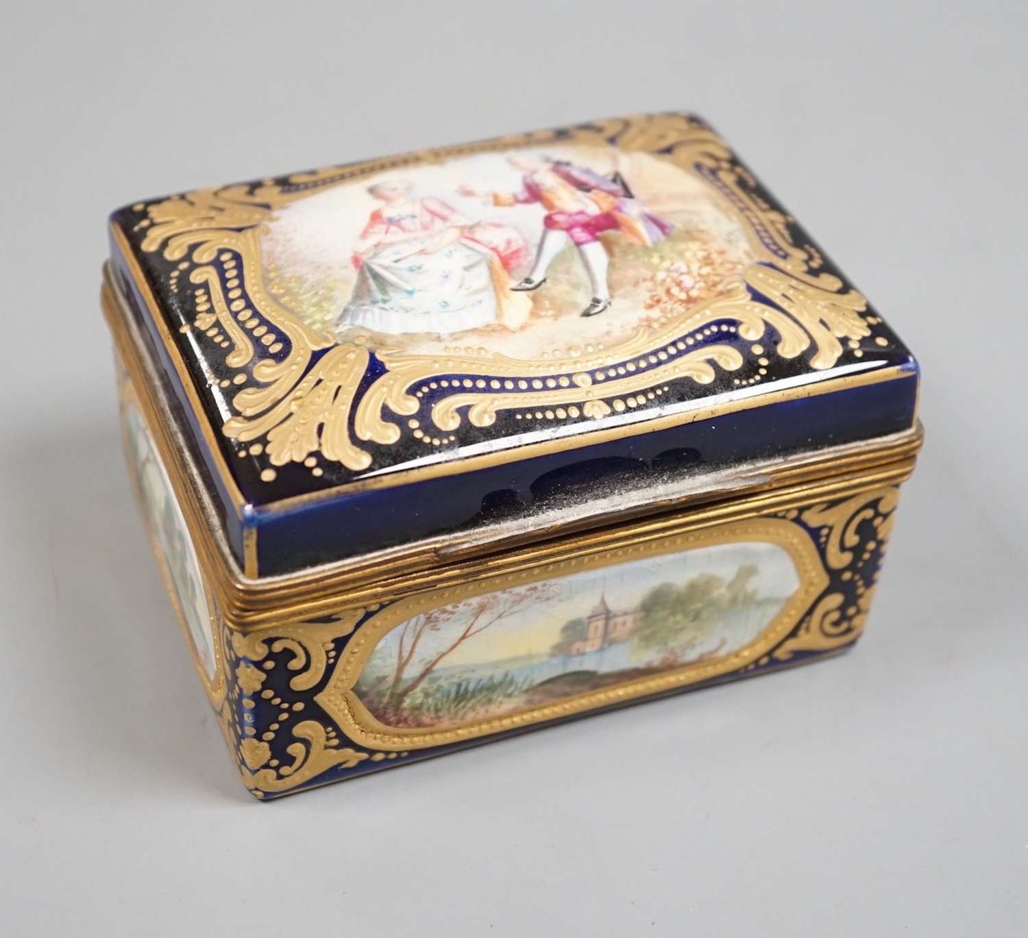 A small French trinket box