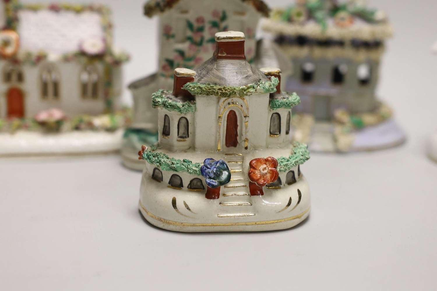 Staffordshire porcelain of a House