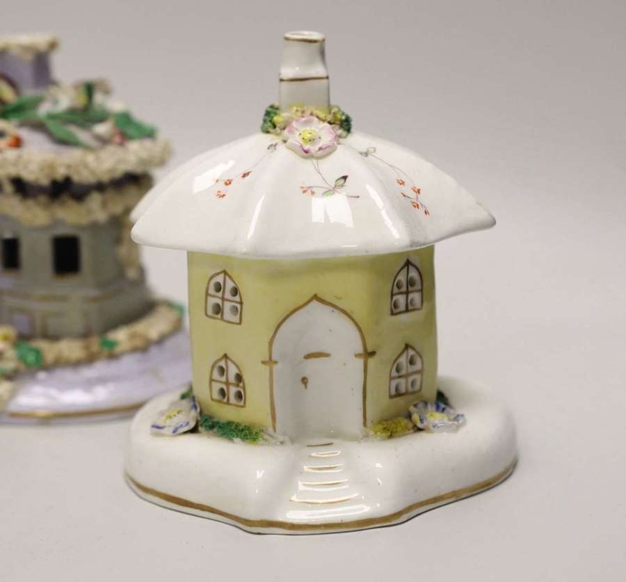 Staffordshire porcelain of a house
