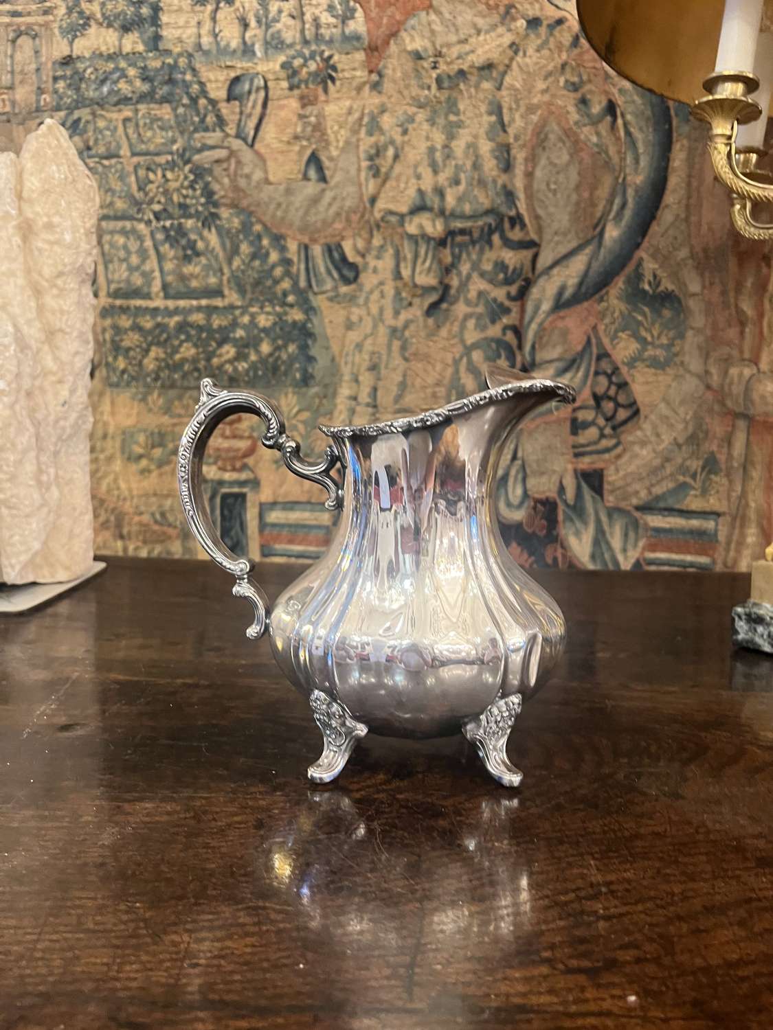 Poole Silver Lancaster Rose Water Pitcher